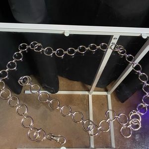 Silver Hoop Belt